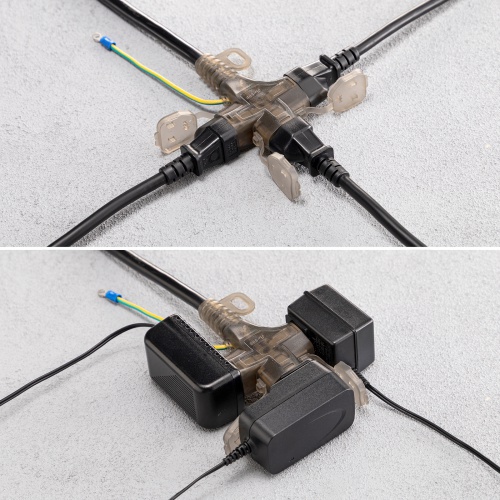 便利な3個口でコンセント不足を解決