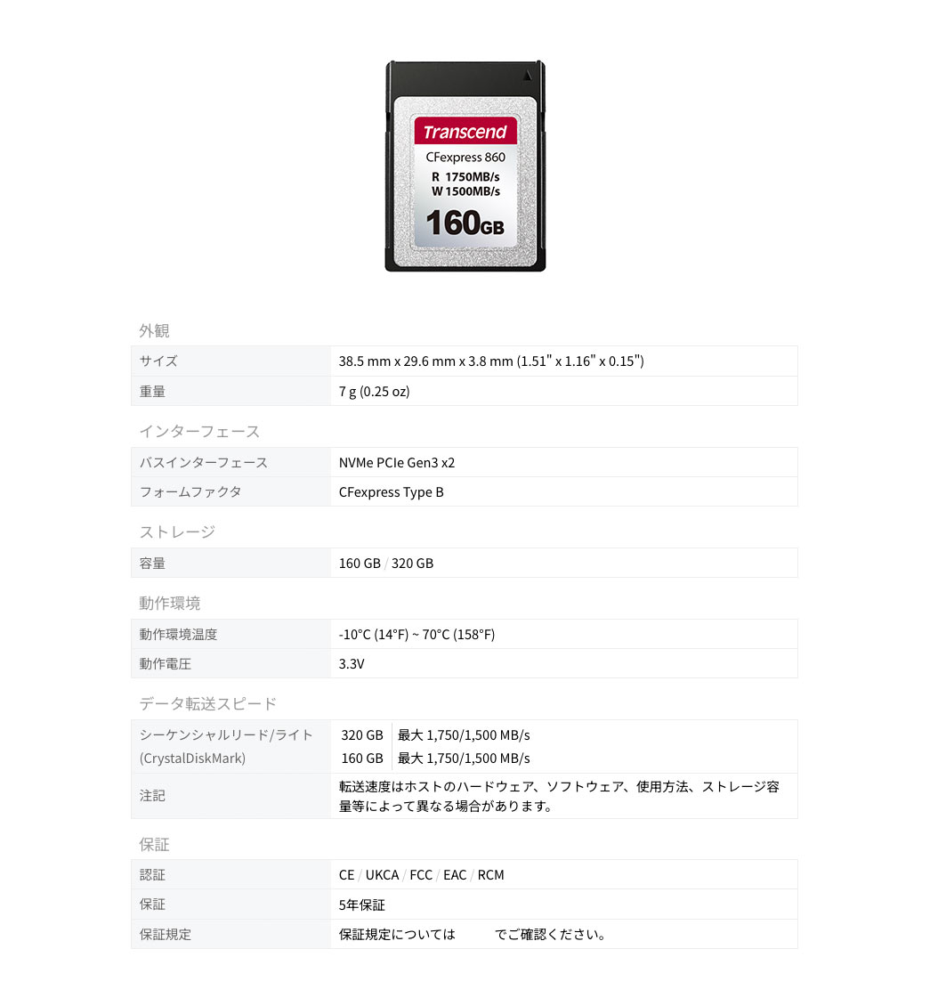 仕様