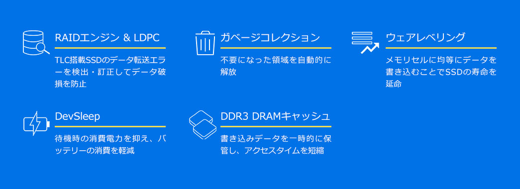 RAIDエンジン&LDPC ガベージコレクション