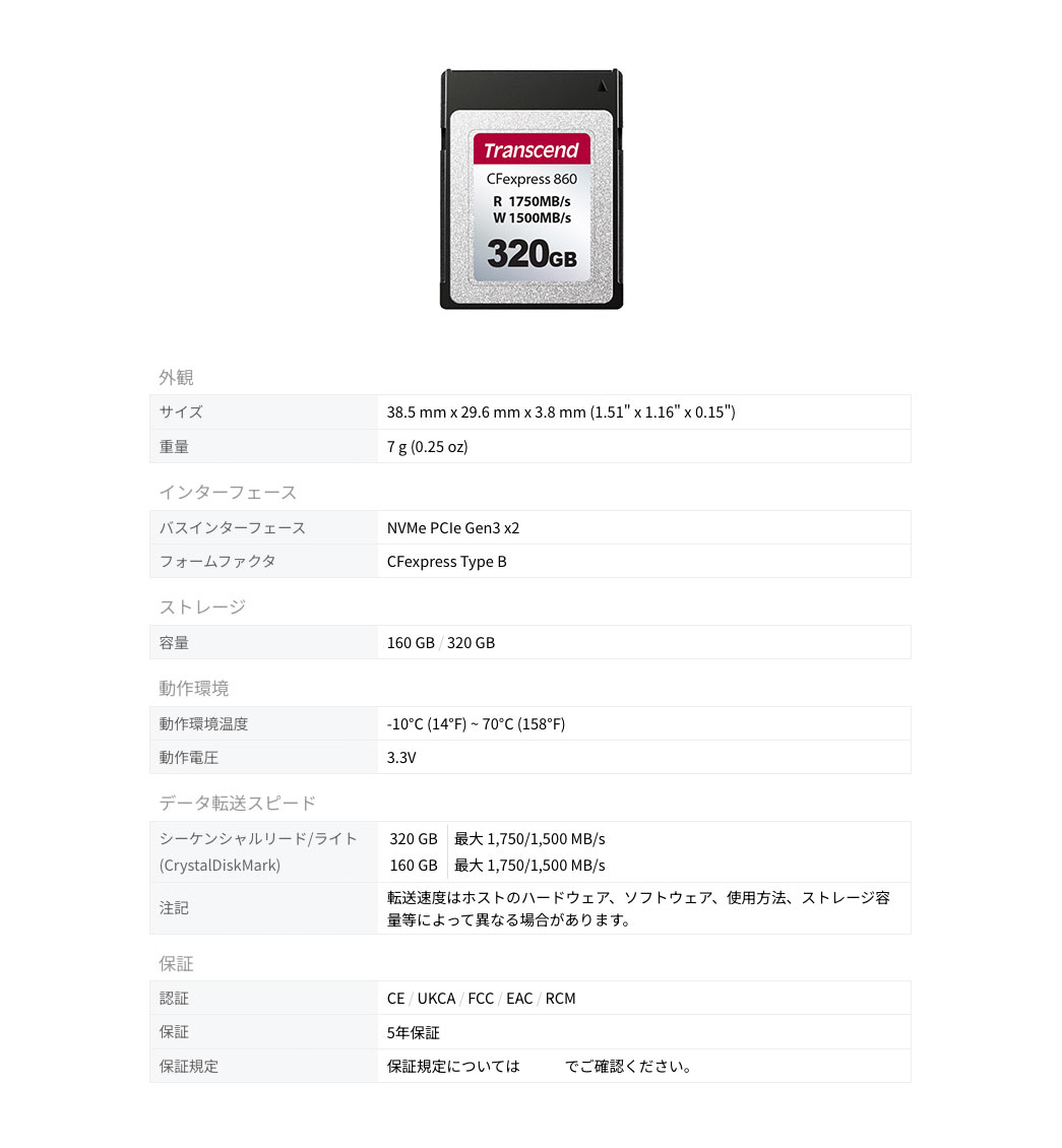 仕様
