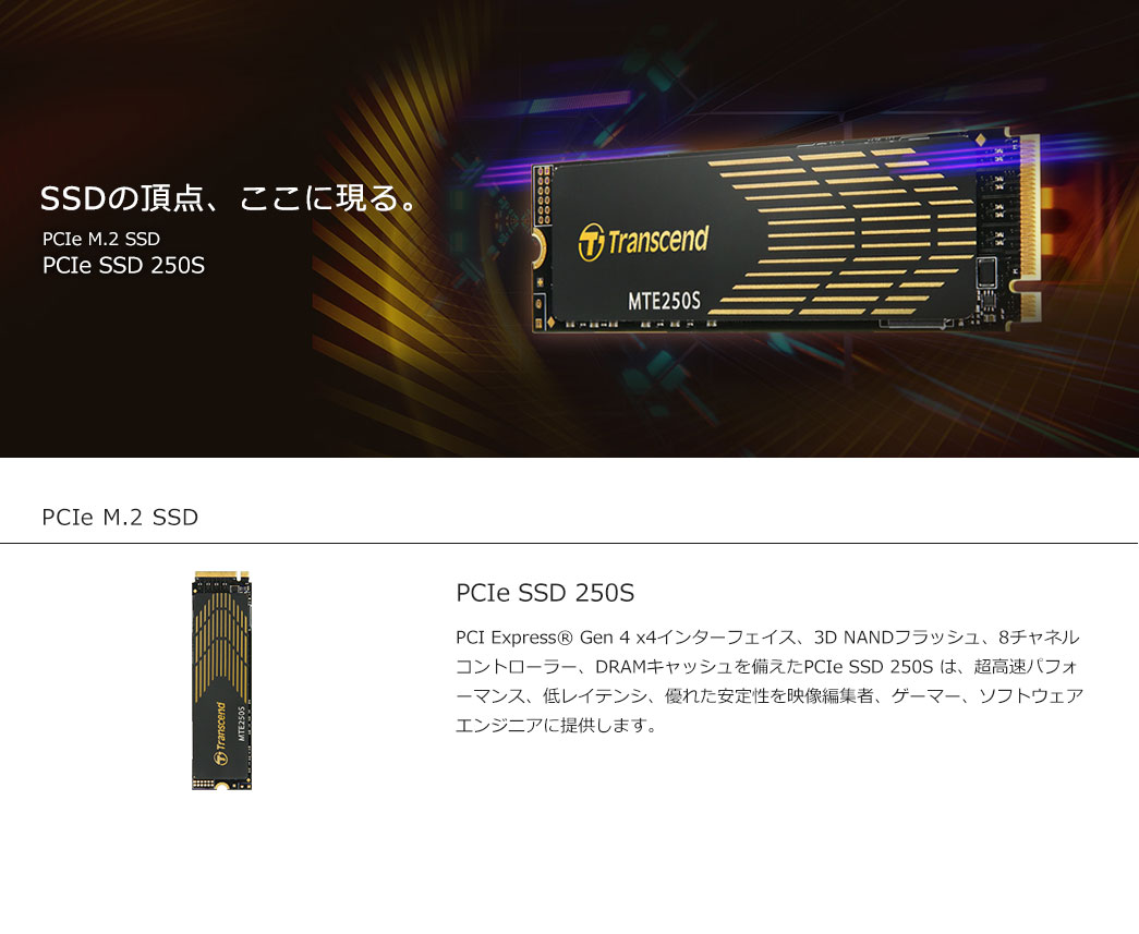 SSDの頂点、ここに現る。