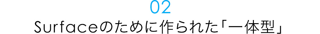 Surfaceのために作られた「一体型」