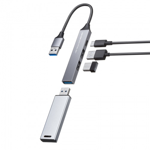 USB A×3ポート&Type-C×1ポートを搭載