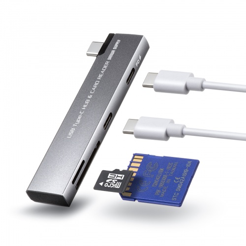 Type-C×2、カードリーダー2種を搭載