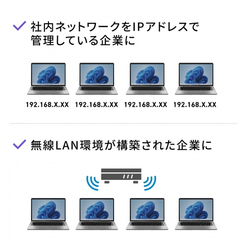 LAN端子なしタイプ