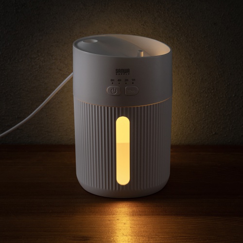 やさしく光るLEDライト付き