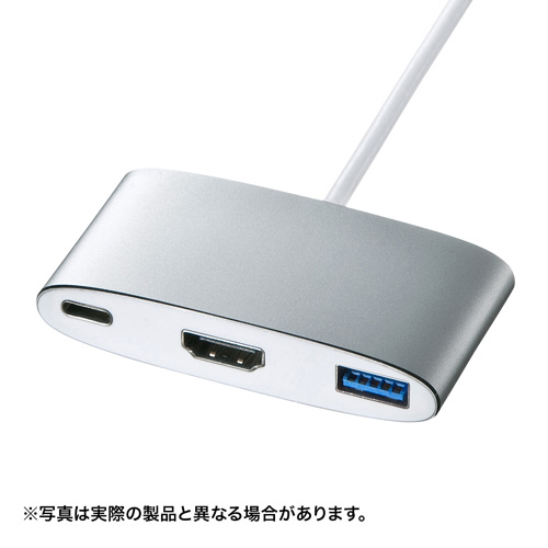 HDMIオスをUSB Type-Cオスコネクタに変換するアダプタ。