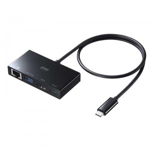 USB Type C-}`ϊA_v^iHDMIE4K/30HzΉELANEUSB3.2 Gen1EPD[dEZtp[EoXp[EubNj AD-ALCMHL1BK TTvC