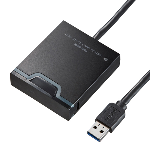 【サンワサプライ】CFカードリーダー(USB3.0対応・カバー付き)