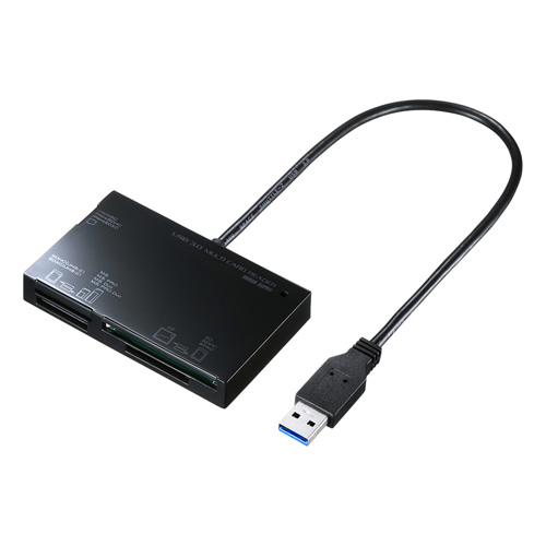 USB3.0カードリーダー(ブラック)