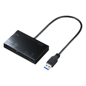 USB3.0カードリーダー(ブラック)