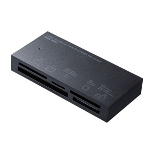 マルチカードリーダー(USB 3.1 Gen1対応・TYPE-A・5スロット・ブラック)