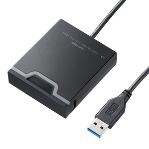 SDカードリーダー(SD・microSD用・USB3.0対応・カバー付き) サンワサプライ