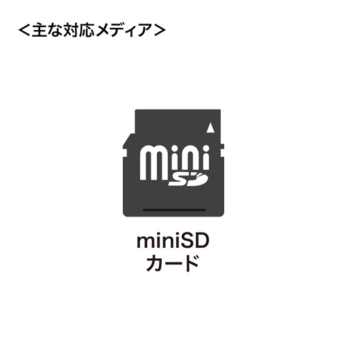 Minisdアダプタ Adr Minik サンワサプライ Adr Minik2 激安通販のイーサプライ