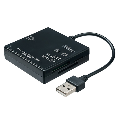 USB2.0 マルチカードリーダー(ブラック)