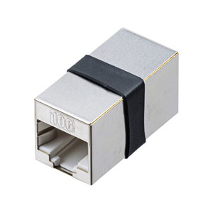 RJ-45中継アダプタ(カプラー・カテゴリ7・PoE対応・10ギガビットイーサネット対応)