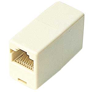 RJ-45中継アダプタ。（カテゴリ3）