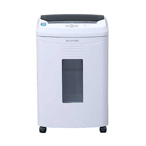 AFS100M アイリスオーヤマ電動シュレッダー(業務用・マイクロクロスカット・オートフィード100枚細断・手差し細断7枚・連続使用15分・カード)