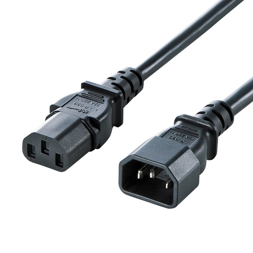 電源ケーブル(3m・12A・250V・ブラック)