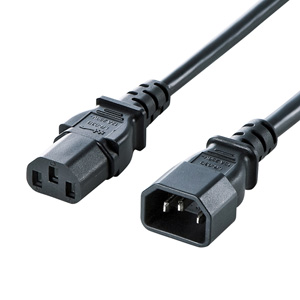 電源ケーブル(3m・12A・250V・ブラック)
