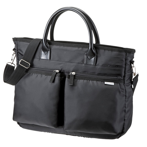 カジュアルPCバッグ(15.6型ワイドまで対応・トートバッグ・ブラック) BAG-CA9BK2 サンワサプライ