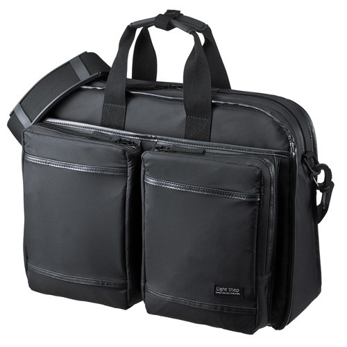 PCバッグ(15.6インチワイドまで対応・ビジネス・超撥水・軽量・3WAYタイプ・ブラック)BAG-LW10BK サンワサプライ