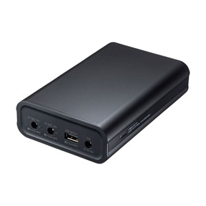 モバイルバッテリー(20,000mAh・ノートパソコン用・ 72.6Wh・ブラック)