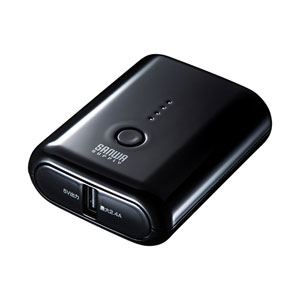 モバイルバッテリー(USB Type-C対応・10000mAh・ブラック)