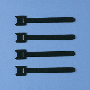 ケーブルタイ（ブラック・面ファスナー・配線用・4本入り） CA-MF1KN サンワサプライ