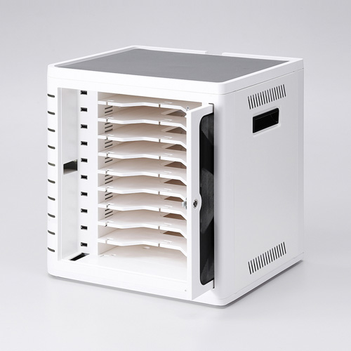 Ipad タブレット収納キャビネット 10台収納 ホワイト Cai Cab16w 激安通販のイーサプライ