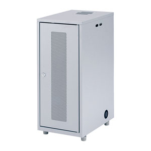 小型機器を省スペースで設置できるNAS・HDD・ネットワーク機器収納ボックス(H700mm)【代引き不可商品】 サンワサプライ