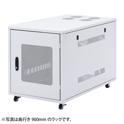 小型19インチサーバーラック(12U・D1000mm)【代引き不可商品】