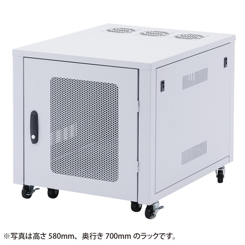 置き型用サーバーラック(W570×D700mm)【代引き不可商品】