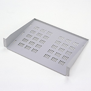 EIA用スリット付棚板(2U・ライトグレー)【代引き不可商品】