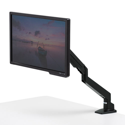 モニターアーム 1画面 ガス式 上下 左右 回転 前後 Cr La1301bkn2 サンワサプライ 激安通販のイーサプライ