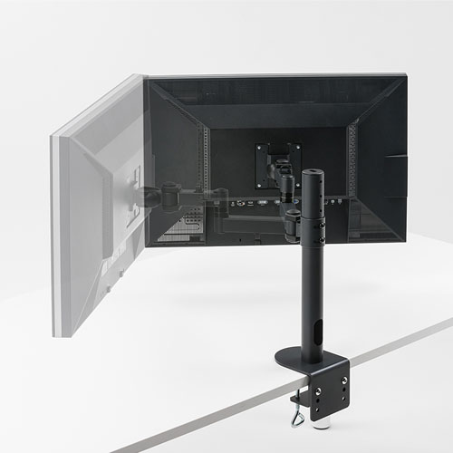 モニターアーム 1画面 クランプ 高耐荷重 ポール Cr La1701bk サンワサプライ 激安通販のイーサプライ