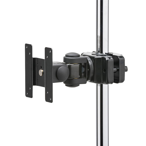 支柱取付けモニターアーム(高耐荷重・20kgまで・支柱径25~40mm・短タイプ)