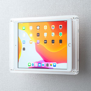 10.2インチiPad 2019用ケース(アクリル・VESA100×100対応・壁掛け・モニターアーム取付)