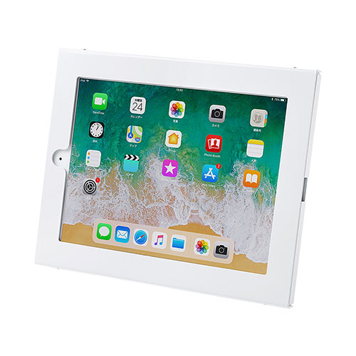 iPad用壁面取付けケース(iPad Air/Air2、9.7インチiPad Pro、9.7インチiPad 2017・角度調整機)