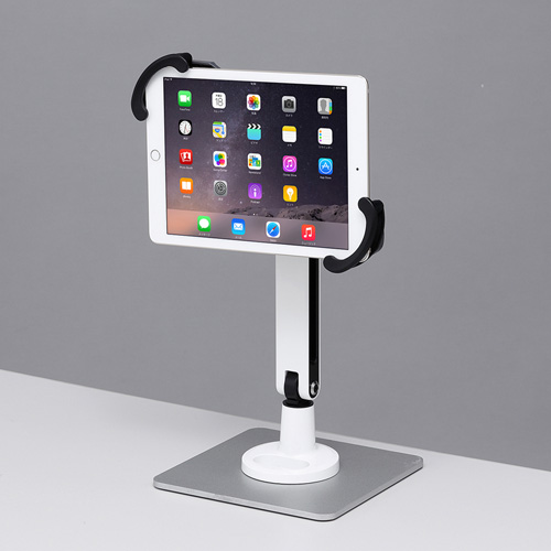 iPad・タブレット用アーム(7~11インチ対応・スタンドタイプ・鍵付き) CR-LATAB17 サンワサプライ