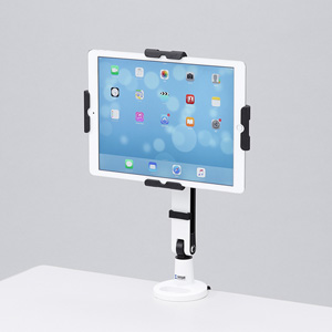 iPad・タブレット用アーム(11~13インチ・クランプ・鍵付き)