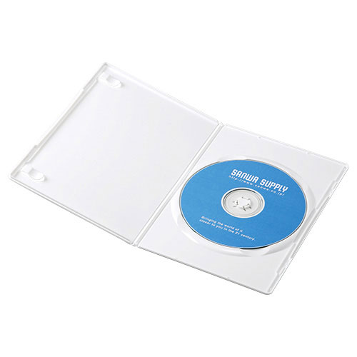 スリムdvdトールケース 1枚収納 10枚パック クリア 7mm 激安通販のイーサプライ