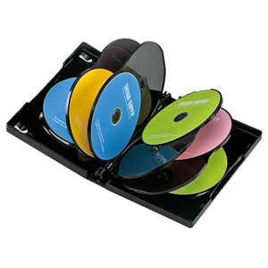 DVDケース（DVDトールケース・8枚収納・3枚セット・BD・CD・BD-R