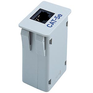 eデスク・CAI-ST用LAN用中継コネクタ(エンハンスドカテゴリ5対応) EA-LAN5 サンワサプライ