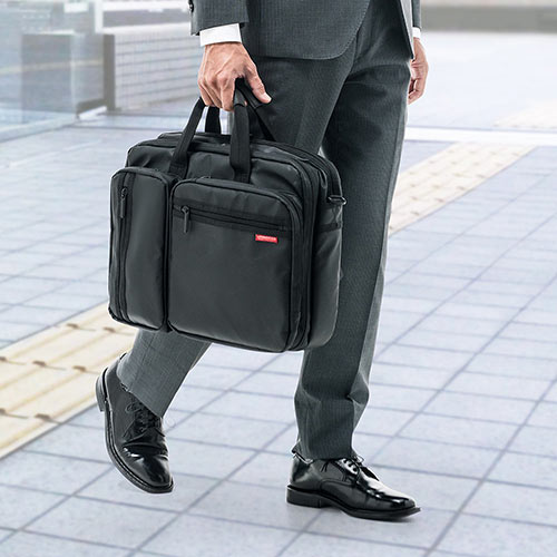 ビジネスバッグ スクエア 防水 メンズ リュック ショルダー 3way 軽量 通勤 バッグ l 15 6インチワイド Eex Bg01 激安通販のイーサプライ