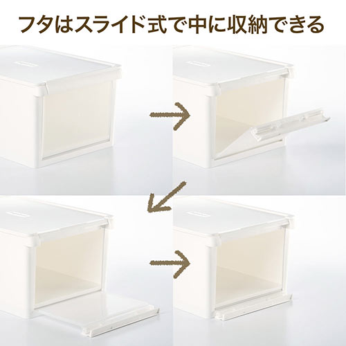 衣装ケース 収納 整理 透明 ワイド 蓋付き 前開き スタッキング 1段 クローゼット Eex Box03wh 激安通販のイーサプライ 衣装ケース 収納 整理 透明 ワイド 蓋付き 前開き スタッキング 1段 クローゼット Eex Box03wh 激安通販のイーサプライ