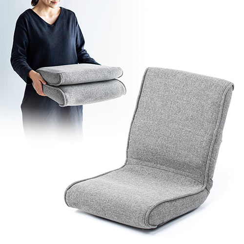 座椅子（コンパクト・折りたたみ・クッション・軽量・リビング・こたつ 