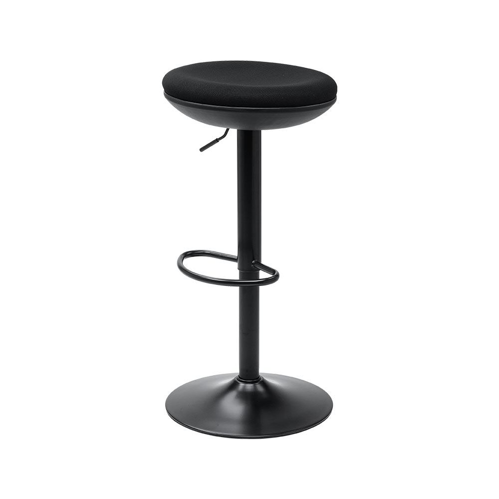 おしゃれで座り易いカウンターチェア（黒） | 昇降・回転機能付きハイスツール