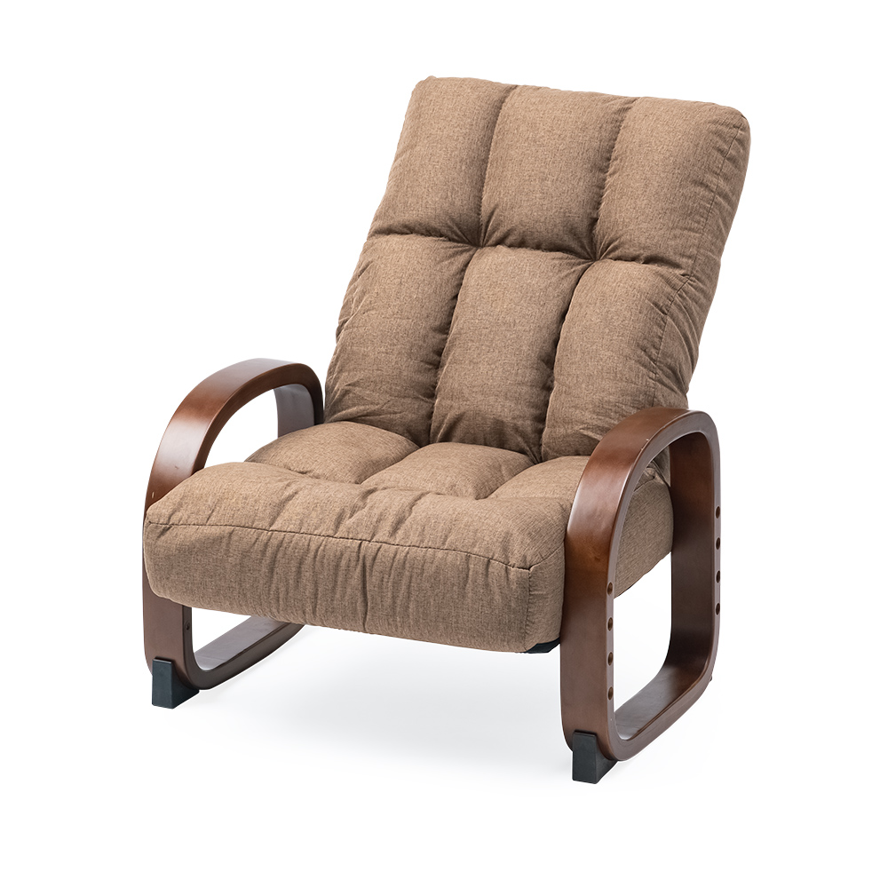 高座椅子 肘掛け付き リクライニング|畳・和室で寝れる 高齢者シニアの立ち上がりをサポート