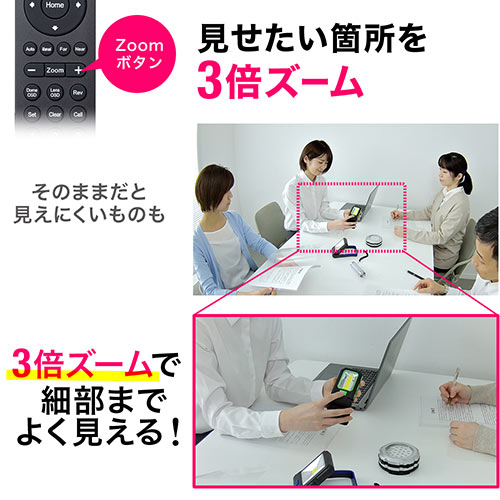 Web会議カメラ Usb Webカメラ 広角 ズーム 明るさ調整 オートフォーカス 首振り 三脚対応 反転 Teams Zoom Windows Mac 激安通販のイーサプライ Eex Cmr01